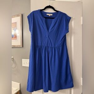 LOFT Women's Royal Blue Mini Dress